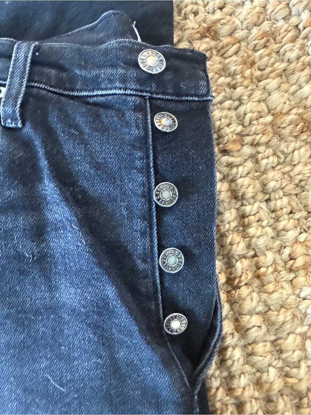 Agolde Riley High Rise Straight Crop Jeans - Picture 2 of 5